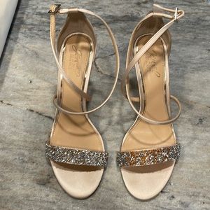 Jewel Badgley Mischka Nanna Evening Heel